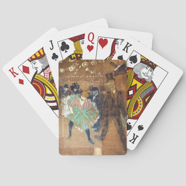 Henri de Toulouse-Lautrec - Dance at the Rouge Playing Cards (Back)