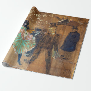 Henri de Toulouse-Lautrec - Dance at the Rouge Wrapping Paper