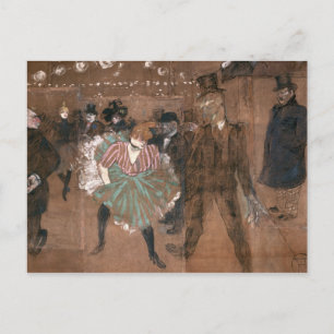 Henri de Toulouse-Lautrec Dancing at the Rouge Postcard