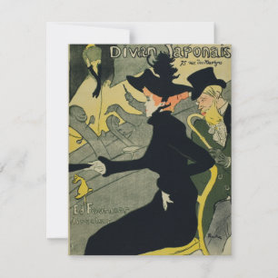 Henri De Toulouse Lautrec - Divan Japonais Thank You Card