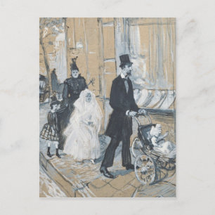 Henri de Toulouse-Lautrec   First Communion Day, 1 Postcard