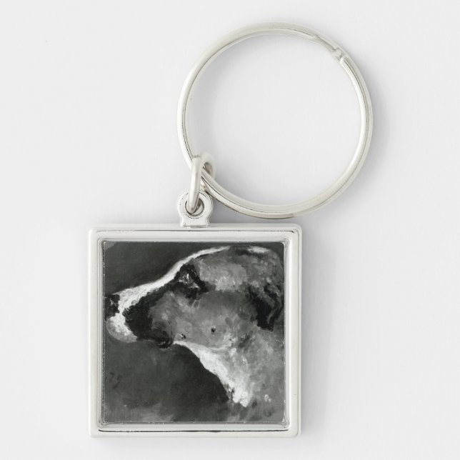 Henri de Toulouse-Lautrec | Head of a Dog with Sho Key Ring (Front)