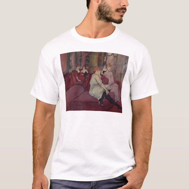 Henri de Toulouse-Lautrec | In the Salon at the Ru T-Shirt (Front)
