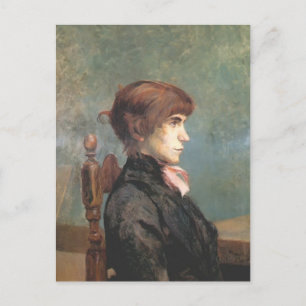 Henri de Toulouse-Lautrec- Jeanne Wenz Postcard