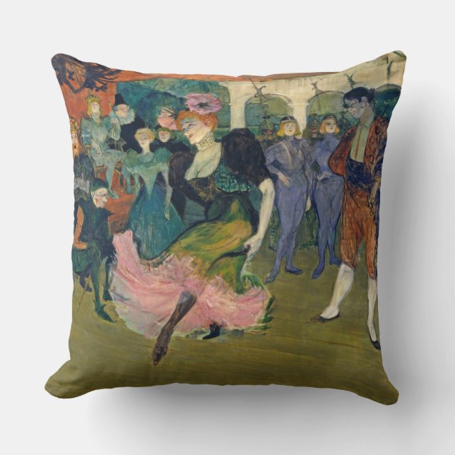Henri de Toulouse-Lautrec | Map: Magellan's Voyage Cushion (Front)