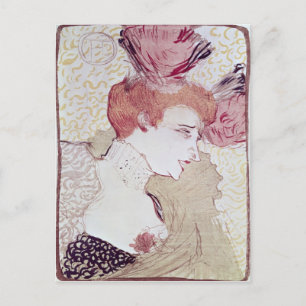 Henri de Toulouse-Lautrec   Portrait of Marcelle L Postcard