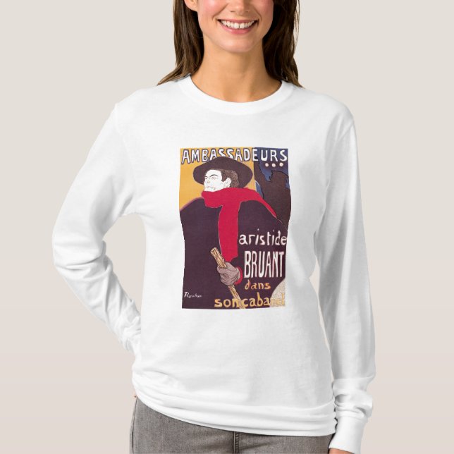 Henri de Toulouse-Lautrec | Poster advertising Ari T-Shirt (Front)