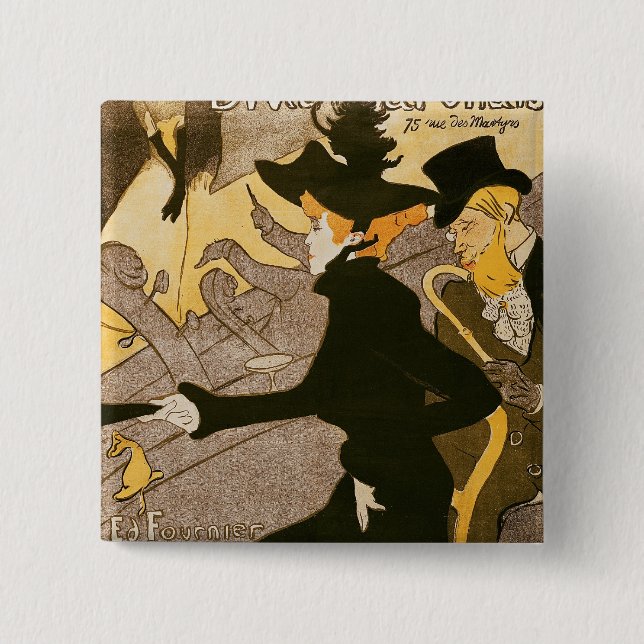 Henri de Toulouse-Lautrec | Poster advertising 'Le 15 Cm Square Badge (Front)