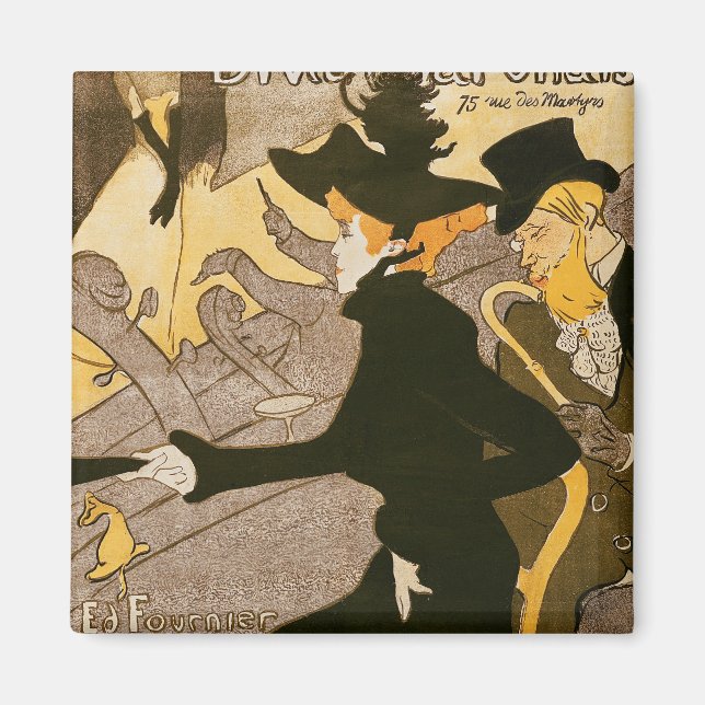 Henri de Toulouse-Lautrec | Poster advertising 'Le Magnet (Front)