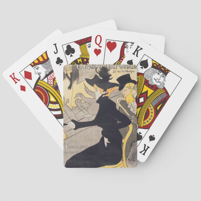 Henri de Toulouse-Lautrec | Poster advertising 'Le Playing Cards (Back)