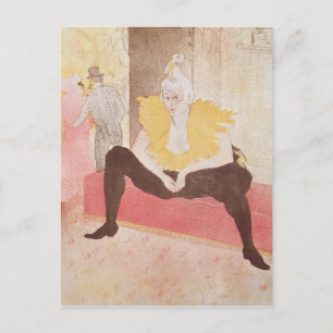 Henri de Toulouse-Lautrec   The Clowness Cha-U-Kao Postcard