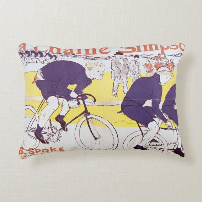 Henri de Toulouse-Lautrec | The Simpson Chain, 189 Decorative Cushion (Front)