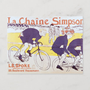 Henri de Toulouse-Lautrec   The Simpson Chain, 189 Postcard
