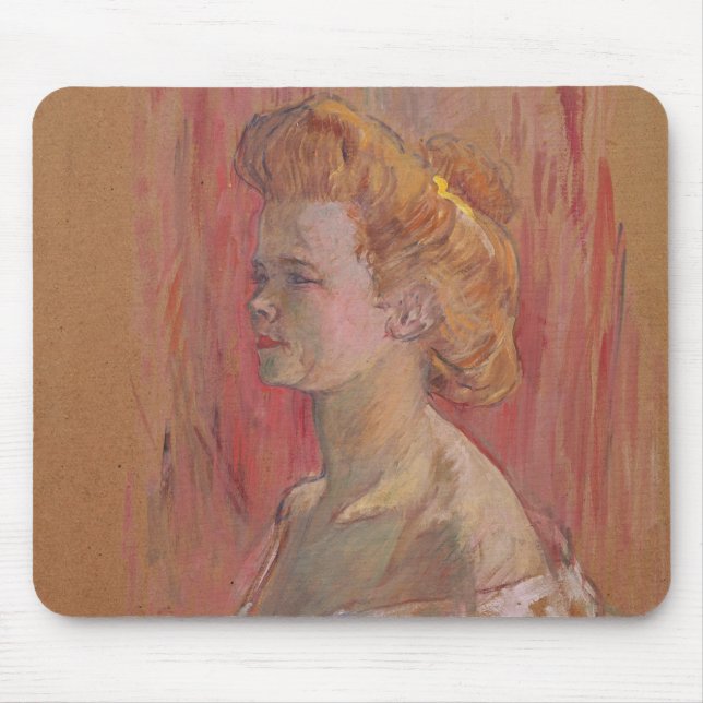 Henri de Toulouse-Lautrec | The Sphinx, 1898 Mouse Mat (Front)