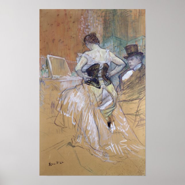 Henri de Toulouse-Lautrec | Woman at her Toilet, s Poster (Front)