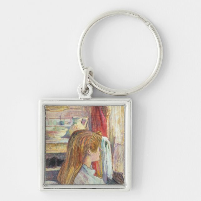 Henri de Toulouse-Lautrec | Woman at the Window, 1 Key Ring (Front)