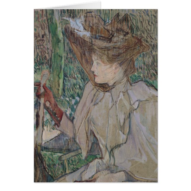 Henri de Toulouse-Lautrec | Woman with Gloves, 189 (Front)
