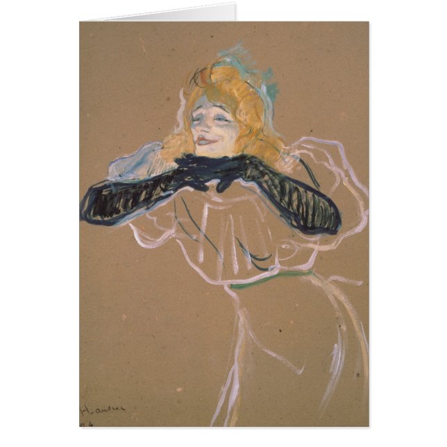 Henri de Toulouse-Lautrec | Yvette Guilbert  singi (Front)