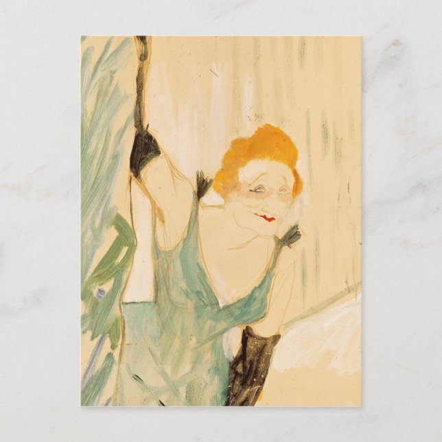 Henri de Toulouse-Lautrec | Yvette Guilbert  takin Postcard (Front)