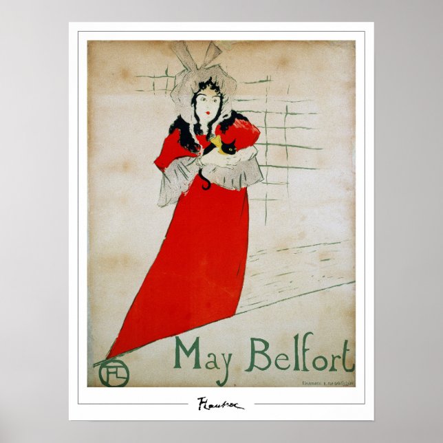 Henri de Toulouse-Lautrec Zedign Art Poster #328 (Front)