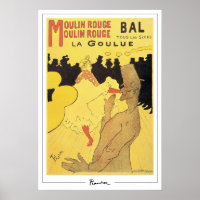 Henri de Toulouse-Lautrec Zedign Art Poster #409