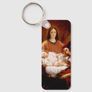 Henri Decaisne: The Guardian Angel Fine Art Key Ring