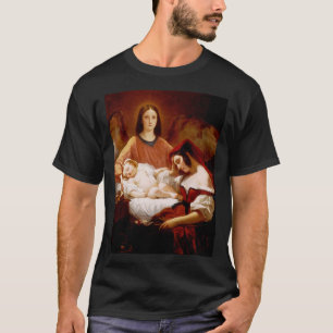 Henri Decaisne: The Guardian Angel Fine Art T-Shirt
