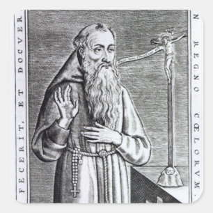 Henri, Duc de Joyeuse, known as Father Angelus Square Sticker