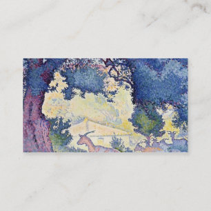 Henri-Edmond Cross- Landscape with Goats Business Card