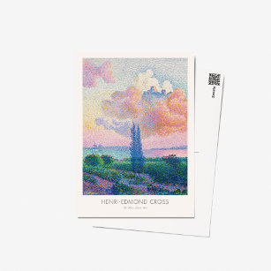 Henri Edmond Cross Pink Cloud Art Exhibition Postcard
