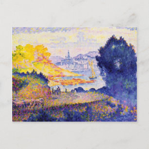 Henri-Edmond Cross- View of Menton Postcard