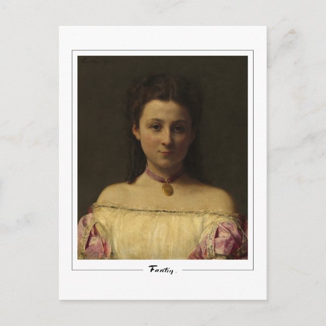 Henri Fantin-Latour #210 - Fine Art Postcard (Front)