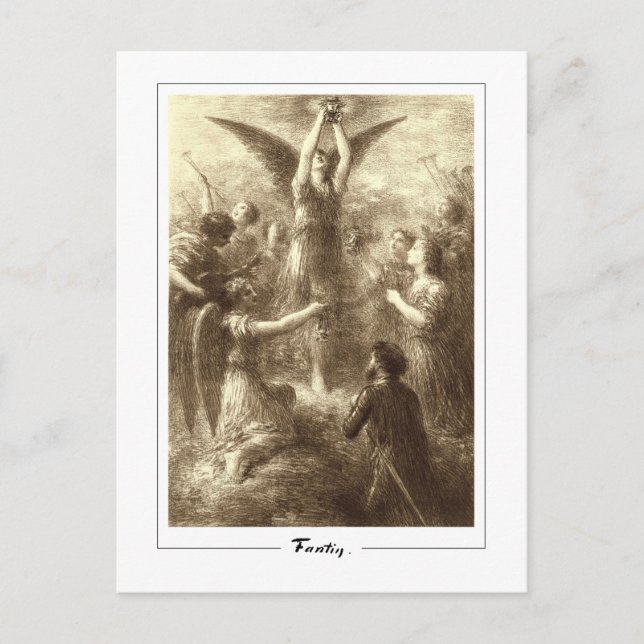 Henri Fantin-Latour #265 - Fine Art Postcard (Front)