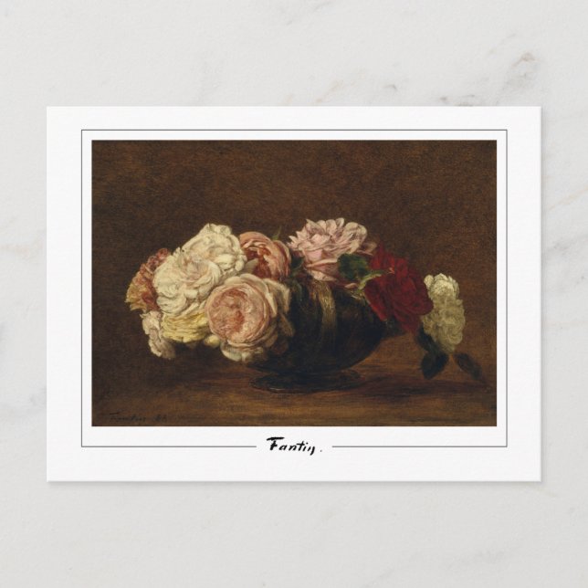 Henri Fantin-Latour #92 - Fine Art Postcard (Front)