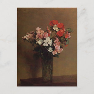 Henri Fantin-Latour- Geraniums Postcard