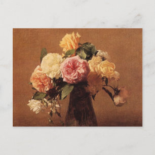 Henri Fantin-Latour- Roses Postcard