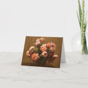 Henri Fantin-Latour Vase of Peonies Note Card