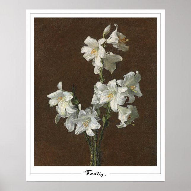 Henri Fantin-Latour Zedign Art Poster #162 (Front)