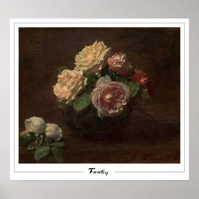 Henri Fantin-Latour Zedign Art Poster #485 (Front)