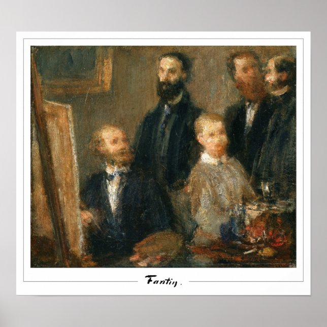 Henri Fantin-Latour Zedign Art Poster #5 (Front)