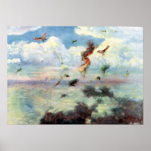 Henri Farre The Enemy Goes Blind Poster