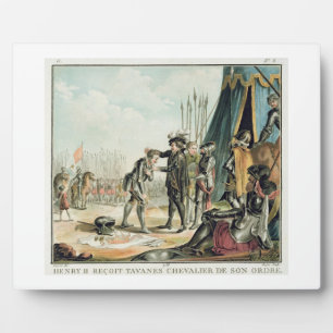 Henri II (1519-59) Receives Jean de Tavanes as a K Plaque