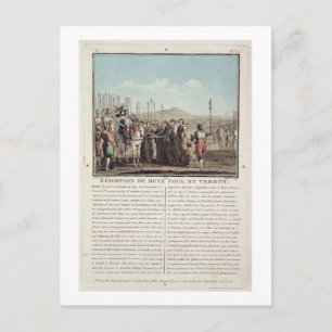 Henri II (1519-59) receives the keys of Metz, Toul Postcard