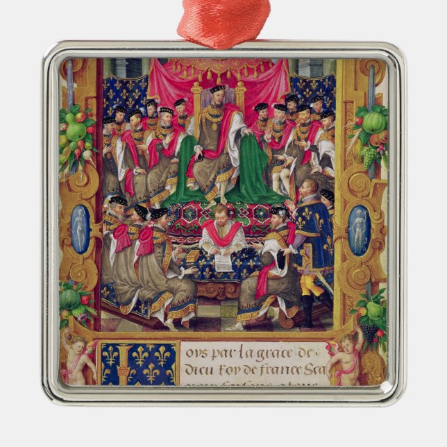 Henri II Metal Tree Decoration (Front)