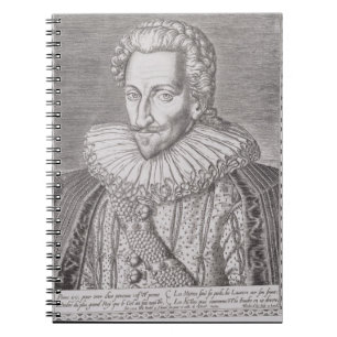 Henri IV (1553-1610) as King of Navarre, 1589 (eng Notebook
