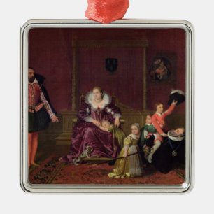 Henri IV  King of France and Navarre Playing Metal Tree Decoration