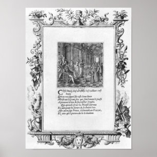 Henri IV King of France and Navarre teaching Poster