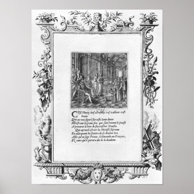 Henri IV  King of France and Navarre teaching Poster (Front)