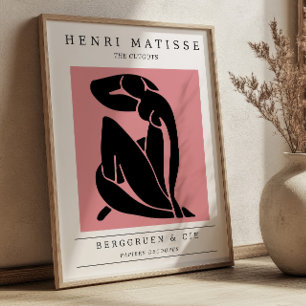 Henri Matisse Cutouts Mid Century Retro Exhibition Poster
