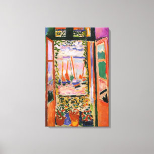 Henri Matisse - OPEN WINDOW COLLIOURE 1905 Canvas Print